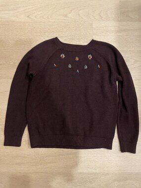 LOFT embellished sweater